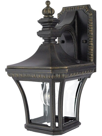 Devon Small Wall Lantern in Imperial Bronze.